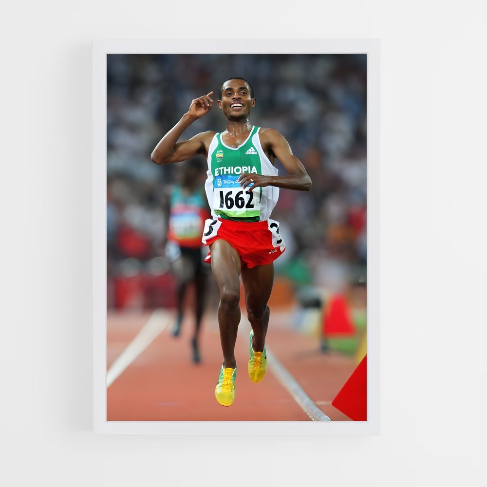 Poster La Victoire d'Ethiopie – affiche Athlétisme (vue 3)